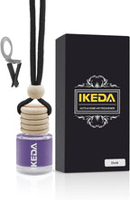 Ikeda Car Air Freshener: Hanging Car Smell Air Freshener | 10ml Hanging Car Perfume | Long Lasting Fragrance | Strong Scents Diffuser for Auto Home (Black ice|Circular)
