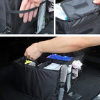 Trunk Organizer Car Basket for Car SUV Sedan Home Groceries | Trunk Storage Tote Organizer Small Collapsible Bins for Family House Groceries Snack Cleaning Tools First Aid Kit