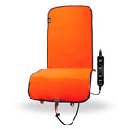Backside 12-Volt Powered Heated Seat Pad, X-Large, Orange/Blue