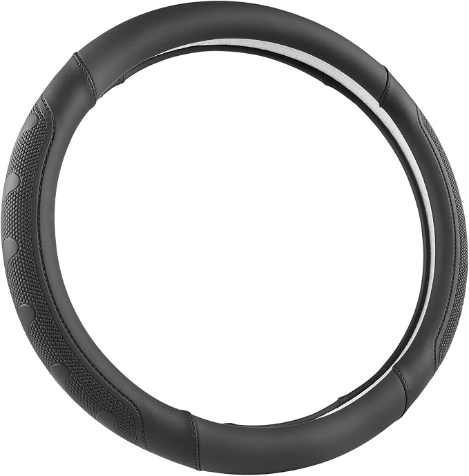Car Steering Wheel Cover for Toyota RAV4,Camry,Highlander,Corolla,Prius,Tacoma,Standard Size - Black
