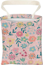 Car Trash Can, Cute Car Trash Bag, Hanging Car Organizer and Storage Bag, Trash Bin for Car Accessories, Vehicle, Travelling, Camping Cute Pink Flower