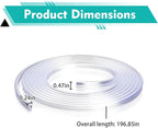 Car Door Edge Guards Clear, 16.4FT Door Edge Guards, Car Door Protector with U-Shaped, Scratch Resistant Edge Protective Trim, Auto Accessories, Universal for Most Vehicle