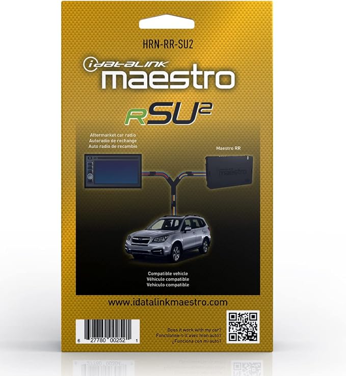 Maestro HRN-RR-SU2 Plug and Play T-Harness for SU2 Subaru Vehicles - (Discontinued)