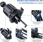 Upgraded-2nd Generation Universal Phone Holders for Your Car, Hands Free Air Vent Car Phone Holder Mount Compatible with iPhone 16/15/14/13/12/11 Series and All Phones
