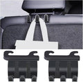 2Pcs Hooks for Tesla Rear Trunk Hooks Headrest Storage Hangers Car Trunk Organizer for Purse Groceries Hooks for Tesla Model Y RearSeat