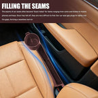 Car Seat Gap Plug with Storage Slot, Car Seat Gap Filler, 2PCS | Auto Gap Filler Organizer with Cup Holder, Universal Carseat Side Gap Filler Strip Between Front Seats & Console for Most Car