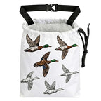 Wild Ducks Car Trash Bag - Waterproof Car Trash Bag Hanging Leakproof Car Garbage Bag - Washable Reusable Trash Bag for Car Interior Hanging Organizer Storage Vehicle Travelling Camping