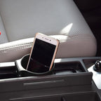Car Cup Holder Hook, Wear-Resistant Auto Drink Holder 3.54'' Caliber Window Door Cup Holder with Ventilation Clip for Coffee Water Bottles Key Coin Brown