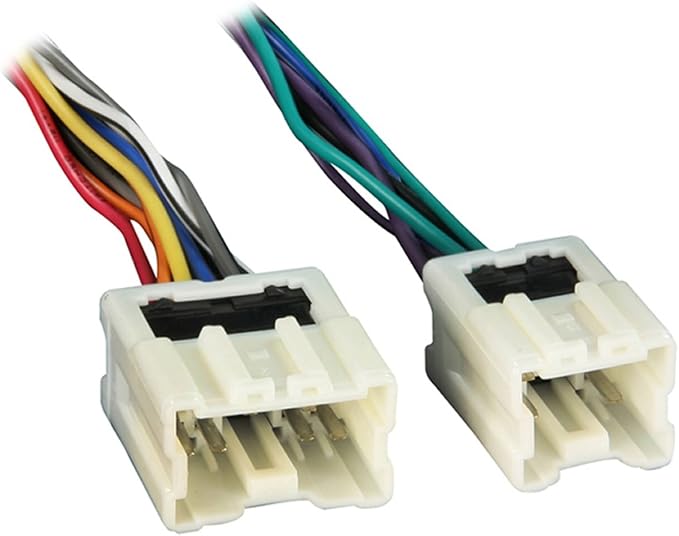 Metra Reverse Wiring Harness 71-7550 for Select 1995-up Nissan Vehicles Into OEM Radio & Metra 70-7550 Wiring Harness for Select 1990-2005 Nissan/Infiniti Vehicles