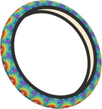 Universal 15 Inch Tie-Dye Steering Wheel Cover - Non-Slip Thick Neoprene Car Wheel Protector, Breathable Auto Interior Decor for Women Men, Fits Most Cars, SUVs, Sedans & Trucks