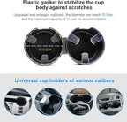 JINKEY Dual Cup Holder Expander for Car, 2 in 1 Multifunctional Large Car Cup Holder Expander Adapter with expanded 2.69"- 3.94" Adjustable Base for Bottles Cups Drinks Snack Organizer Holder