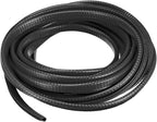 U Channel Edge Trim, 19.7ft Length Rubber Guard Seal Strip Edge Protector Fit for 1-2.5mm Edge, (15/64" W x 25/64" H) Black