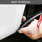 L Shaped Door Edge Trim Molding 26FT – Universal Car Door Protector Strip with Adhesive, Rubber Edge Guard for Truck SUV, Anti-Scratch Flexible Seal