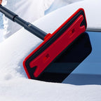 36" Car 3-in-1 Snow Brush, Detachable Extendable Vehicle Windshield Ice Frost Scraper with Ergonomic Foam Grip Handle, Automotive Snow Removal Tools, Universal for SUV RV Truck (Red) | Detachable Extendable Vehicle Windshield Ice Frost Scraper with Erg...