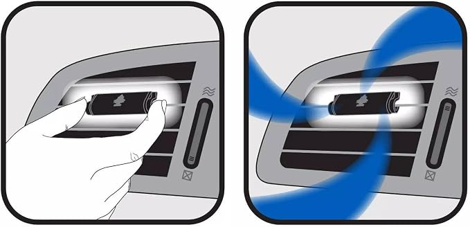 Car Air Freshener Vent Wrap Provides Long-Lasting Scent, Invisibly Fresh. Caribbean Colada, 16 count, 4-Packs