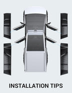 Tesla Cybertruck Door Side Storage Box Front Rear Door Tray Organizer Slot Pockets Handle Insert Protector TPE Cybertruck Accessories 2024 2025 4PCS