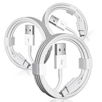 3 Pack Car Carplay Cable USB A to USB Type C Charging Charger for iPhone 17 Air/16E 16 15 Pro Max Plus Data Cord,iPad Pro 12.9 11, Air 5 4 Mini 6,Samsung Galaxy Tab A7 A8 A9 S10+ S9 S8 S7 Note 10 S10