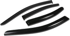 Window Visors Compatible with 09-14 Nissan Maxima, 4Pcs Front & Rear Tape-On Window Vent Visor Deflectors Rain Guard, Glossy Dark Smoke