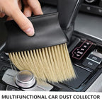 Car Interior Detailing Brush, Ultra-Soft Auto Hair Bristles Removal Dust Collectors, Universal Vehicle Interior Cleaning Dashboard, Air Conditioner Vent etc Tool Accessory (2PCS, Yellow)