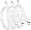 3 Pack Car Carplay Cable for iPhone 16 15 Pro Max 15 Plus,3FT USB to USB C Cable for Car Charger Adapter, Carplay USB C Cord Accessories Charging for iPad 10th Gen/iPad Pro Air 5th-White