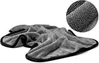 Microfiber Car Drying Towel, Shiny Bath Drying Towel Shower Cubicles Cloth for Water Removal in Shower and Bathroom (20x24inches*2pack)