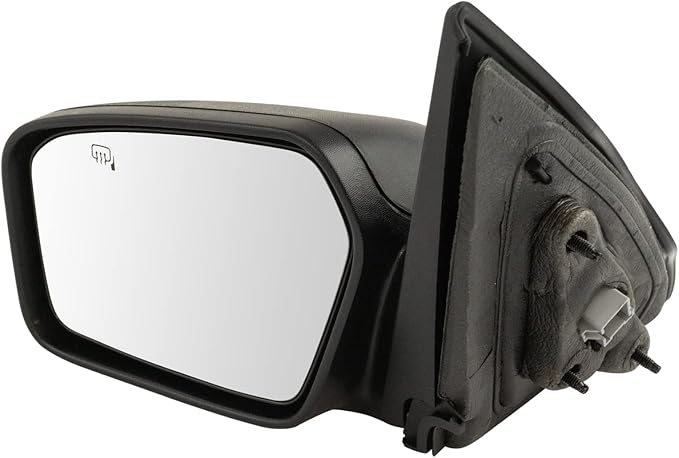 Driver & Passenger Side Mirror Set with Heat with Puddle Light without Blind Spot Indicator Compatible with 2006-2010 Ford Fusion Mercury Milan FO1320327 FO1321327