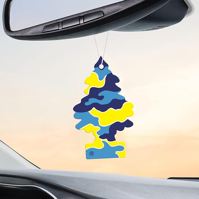 Car Air Freshener | Hanging Paper Tree for Home or Car | Pina Colada Scent | Pack of 6