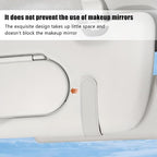 Zpana Sunglass Holder for Car Visor, Leather Auto Eyeglasses Sun Visor Organizer Case with Hidden Magnetic Closure, Auto Protective Glasses Storage Box, Universal for SUV RV Truck (Beige)