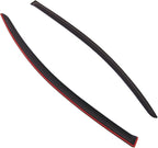 Outside Mount Window Vent Visors Rain Guards Compatible with Volvo C30 2008-2013 | Side Window Wind Deflectors Rain Shields | Smoke Tinted, 2 Pcs Set, DGWV-755
