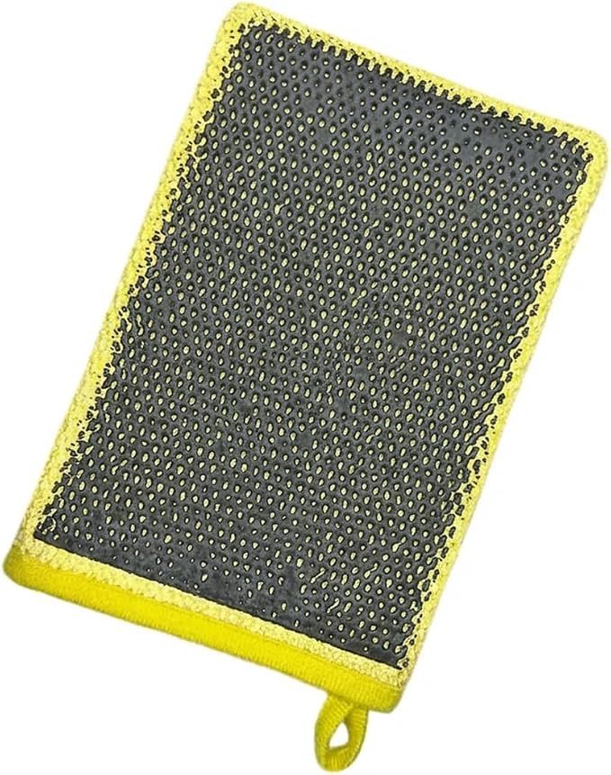 Clay Mitt for Car Detailing, No Scratch Reusable Magic Clay Bar Glove, Microfiber Auto Cleaning Supplies for Removing Debris from Paint, Glass, Wheels, Windshield(Yellow)