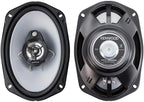 KFC-6966S 6 x 9 Inch 400-Watt 3-Way Flush Mount Coaxial Car Speaker Easy Installation - Pair