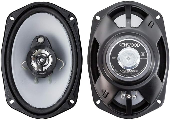 KFC-6966S 6 x 9 Inch 400-Watt 3-Way Flush Mount Coaxial Car Speaker Easy Installation - Pair