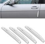 4PCS Car Door Edge Guards, Anti-Scratch Car Door Protector Trim Strip with Self Adhesive, Universal Door Guards for Cars Trucks SUVs, Exterior Car Accessories (White)