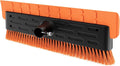 16" Large Snow Brush for Car Windshield,Non-Scratch Snow Scraper,55" Extendable Snow Broom with Foam Grip,Snow Remover for Cars, Truck, SUV (Orange, 16 inch)
