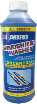 Windshield Washer Concentrate - 473ml, 2-in-1 All-Season Cleaner & Anti-Freeze, Up to -25°F (-31.5°C) Freeze Protection, Streak-Free Cleaning, Bug and Tar Removal