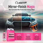WASH N' WAX with Carnauba 5 gallons - Cleans & Shines in One Step | Works with Foam Cannon, Foam Gun, Bucket Washes, Pressure Washer | Carnauba Wax Protection for Cars
