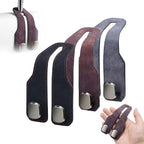 Car Seat Back Storage Hook, 2026 New Car Seat Headrest Hook for Purses and Bags, Leather Car Seat Back Storage Hooks, Car Seat Hangers Organization Accessories (Mix 3pcs)