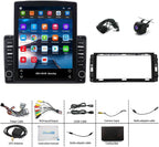 9.7" Android 13 Car Stereo w/Wireless Carplay Android Auto fit for Dodge Durango 2004 2005 2006 2007 2008 2009 2010 Double Din Car Audio Receiver w/WiFi GPS Bluetooth AHD Backup Camera Mic