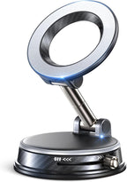 Vacuum Magnetic Car Phone Holder — 85 lb Suction & MagSafe