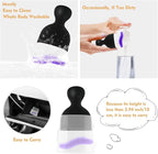 Car Interior Cleaning Brush Car Duster Interior with Ultra Soft Bristles Auto Detailing Brushes Dusting Car Accessories for Dashboard, AC Vents, Leather, Scratch-Free (2Pack_Purple)
