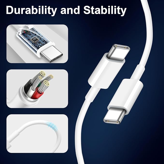 iPhone 17 16 15 Car Charger, [Apple MFi Certified] 2-Pack USB C Car Charger 43W Fast Charging with 3.3 FT Type C to C Cable, USB Car Adapter for iPhone 17/17 Pro/17 Pro Max/Air/16/15