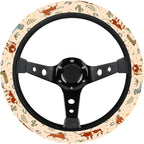 Cowgirl Western Steering Wheel Cover, Non Slip Polyester Car Wheel Protector for Car SUV Truck, Universal 15 Inch