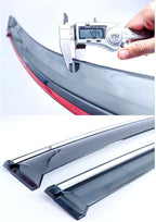 4Pcs for Toyota Camry 2012-2017 Window Visor Rain Guard Deflector Chrome Trim Smoke