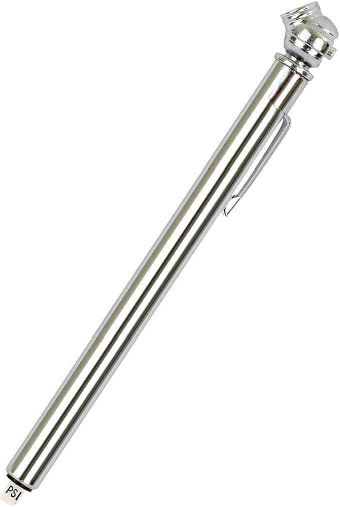 Low Pressure Pencil Tire Gauge 1-20 PSI for Golf Carts, ATV'S and Air Springs
