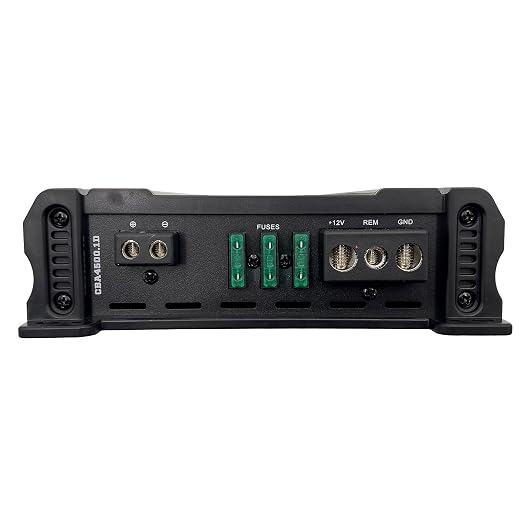 Orion Cobalt CBA4500.1D Monoblock 1-Channel Class D Amplifier for Car Subwoofer, 4500W Max, 1200W RMS, 1/2/4 Ohm Stable, Adjustable Low Pass with Bass Boost, MOSFET Power Supply, Bass Knob Included