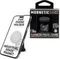 MobNetic Icon Car Phone Mount, Magnetic Phone Holder for Car w/ 90lb Pull Force, 90º Tilt & 360º Rotation, Aluminum Build, Compatibility for iPhone & Android (Obsidian Black)