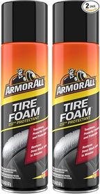 Tire Foam, Tire Cleaner Spray for Cars, Trucks, Motorcycles, 20 Oz Each, 1.25 Pound (Pack of 2)