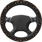 Southwest Pattern American West Steering Wheel Cover Anti-Slip,Sweat Absorption Universal 15 inch Steering Wheel Covers Cute car Accessories for Men Women