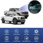 4K Dash Cam Suitable for Ford F150 & F250 2021-2025 Limited XLT XL Raptor Lariat Platinum King Ranch Tremor, OEM Look, UHD 2160P Video, WiFi&APP, Loop Recording, G-Sensor, Plug&Play, 64GB Card