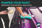 Eagle Edgeless 450 (6-Pack) Professional Korean 70/30 Blend Super Plush Microfiber Detailing Buffing Polishing Drying Towels for Cars 16x16 in, Teal Blue